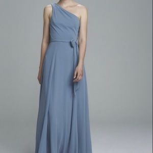 Amsale Laurie Bridesmaids Dress in Slate, Size 6